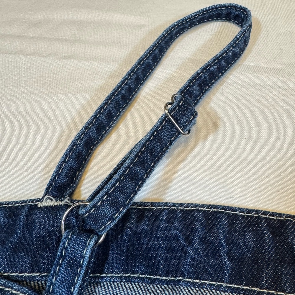 NWT Madewell Women’s Casual Blue Denim Adjustable Dress - Picture 9 of 9